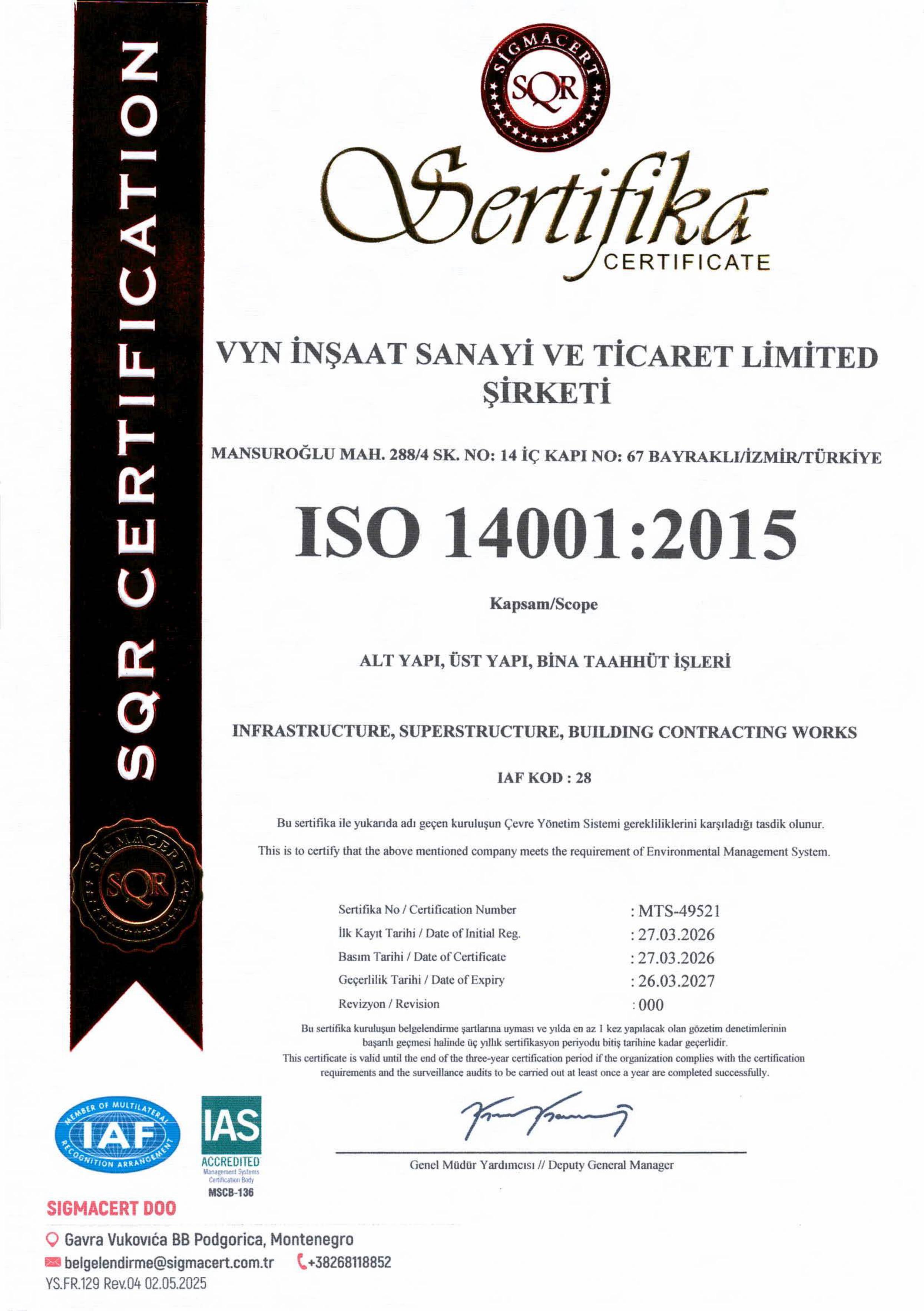 ISO 14001:2018